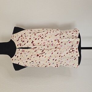 Ann Taylor Multi-colored Sleeveless Blouse Size 8